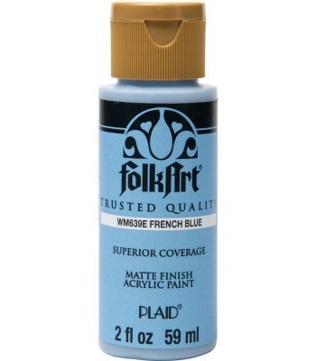 Plaid FolkArt Acrylic Paint - French Blue 2oz